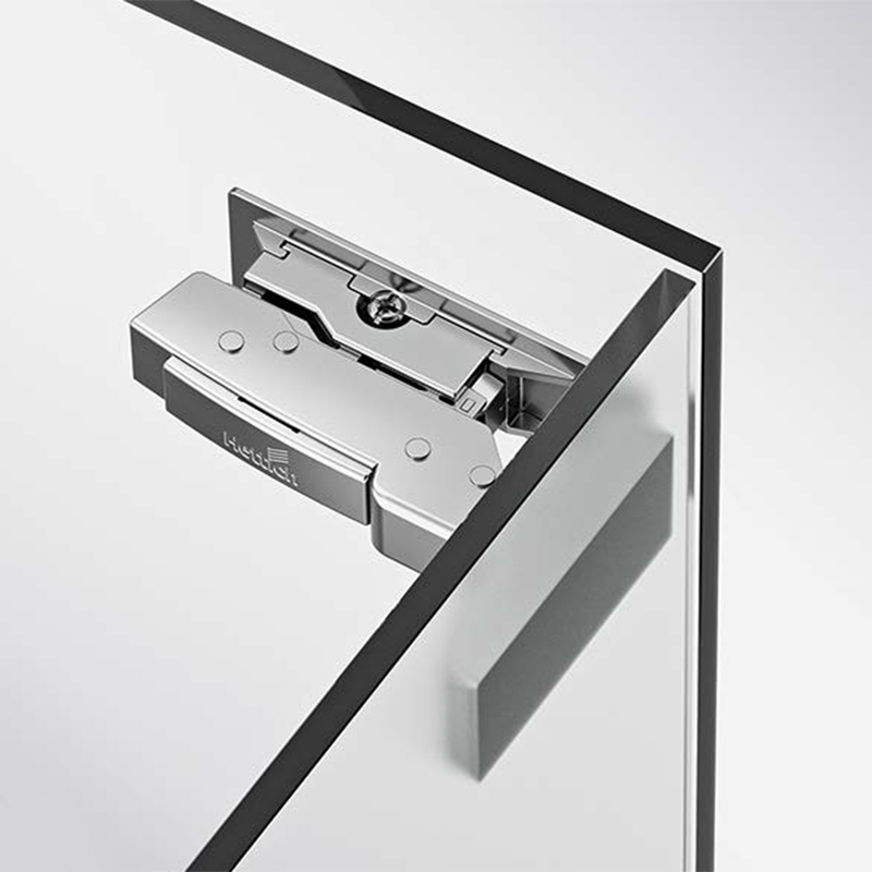 Завіса Clip-on,110°, Sensys, для скла  4-6мм, фасад скло - корпус скло, нікель, Hettich