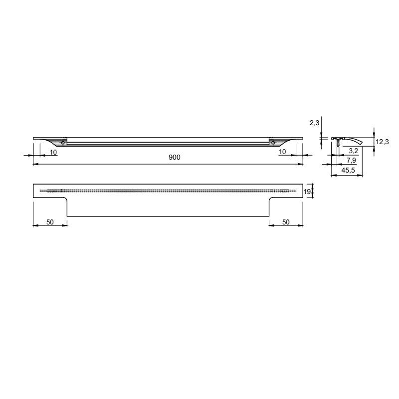 Ручка Ferro Fiori M 0011.900 черный