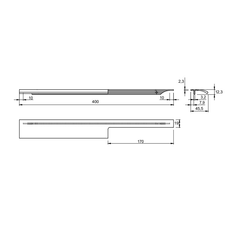 Ручка Ferro Fiori M 0013.400 нікель