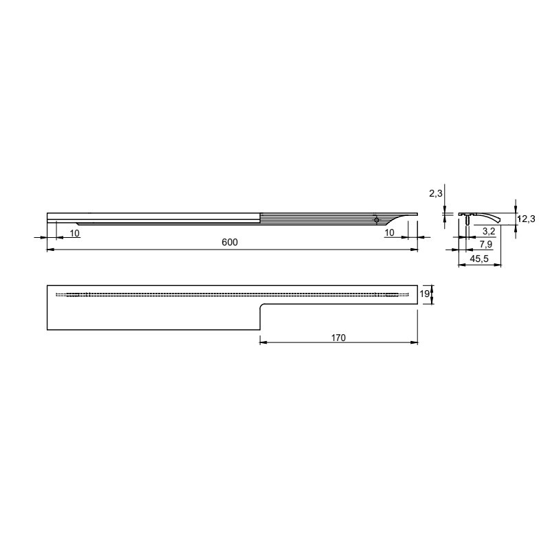 Ручка Ferro Fiori M 0013.600 чорний Ручка Ferro Fiori M 0013.600 чорний