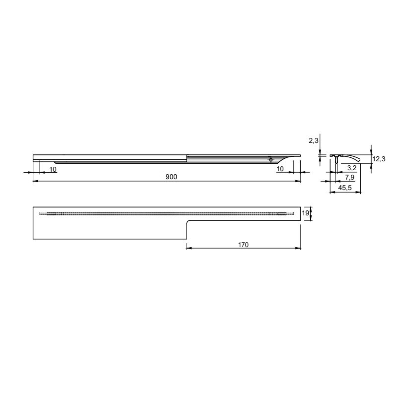Ручка Ferro Fiori M 0013.900 чорний