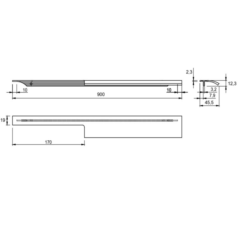 Ручка Ferro Fiori M 0018.900 нікель