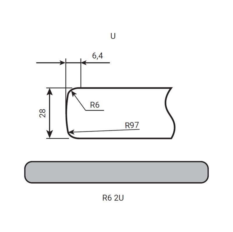 Столешница Luxeform W300-2 U Стеллария м.п. Столешница Luxeform W300-2 U Стеллария м.п.