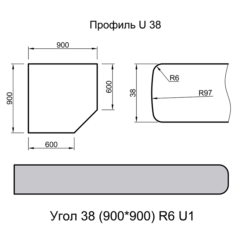 Кут Luxeform L939-1 U Дуб Квебек вологіст. Кут Luxeform L939-1 U Дуб Квебек вологіст.