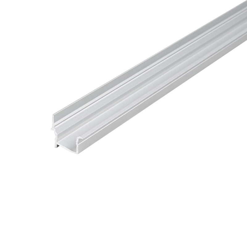 Профіль для LED-стрічки, ВРІЗНИЙ ІЗ ШТОРКОЮ, L = 3m, алюміній, анодоване срібло Профіль для LED-стрічки, ВРІЗНИЙ ІЗ ШТОРКОЮ, L = 3m, алюміній, анодоване срібло