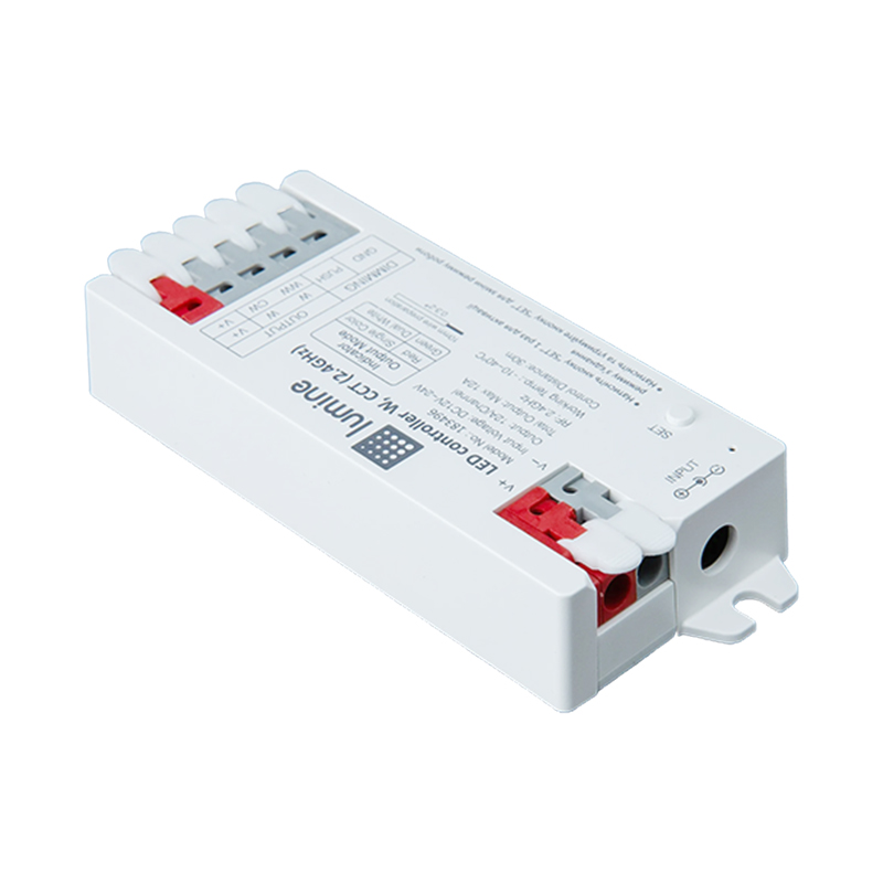 LED контролер W, ССT 2 в 1, DC 12/24V, 12А, 2,4G, Lumine