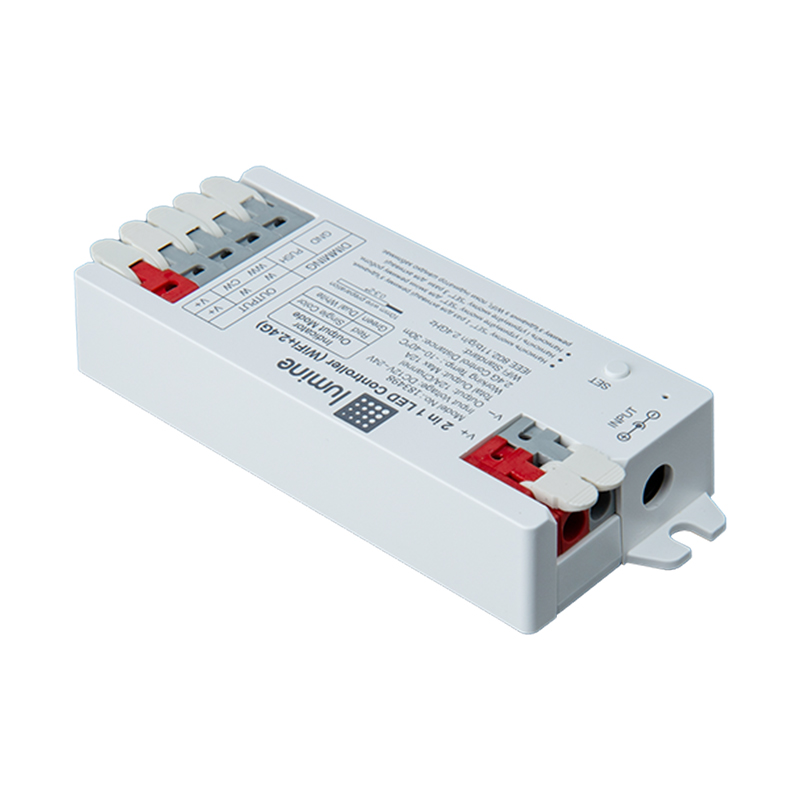 LED контролер W, ССT 2 в 1, DC 12/24V, 12А, WiFi+ 2,4G, Lumine LED контролер W, ССT 2 в 1, DC 12/24V, 12А, WiFi+ 2,4G, Lumine