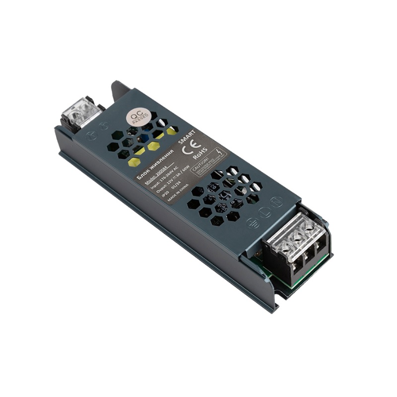 Блок живлення SMART 60W, 12V, IP20, метал. корпус Блок живлення SMART 60W, 12V, IP20, метал. корпус