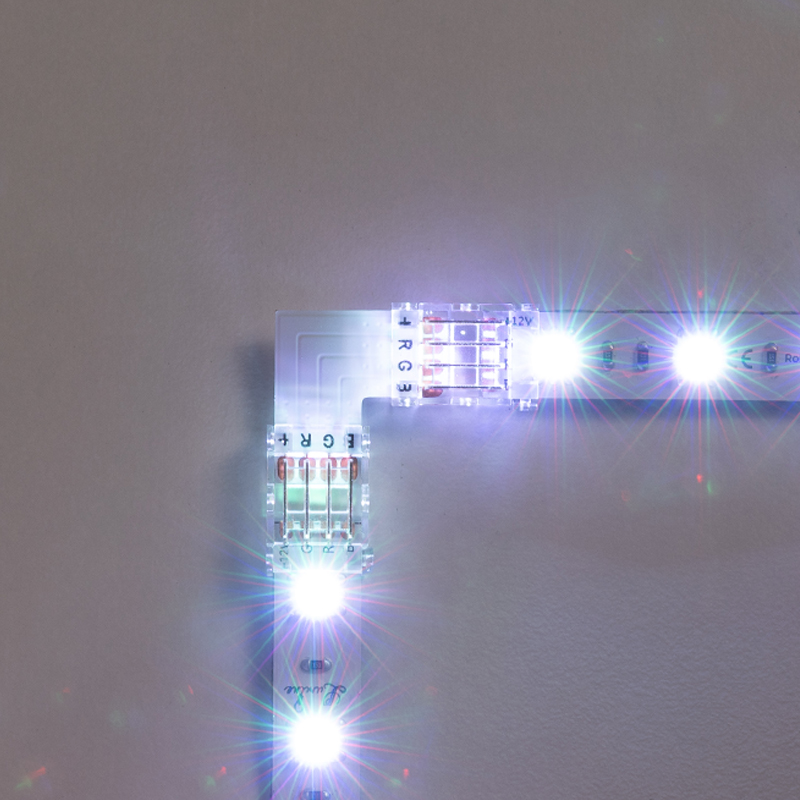 Кутовий з'єднувач RGB 10 mm, проколювального типу Кутовий з'єднувач RGB 10 mm, проколювального типу