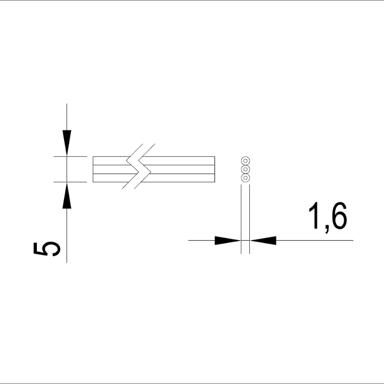 Провід мідний ШВП 3×0.34 mm Провід мідний ШВП 3×0.34 mm