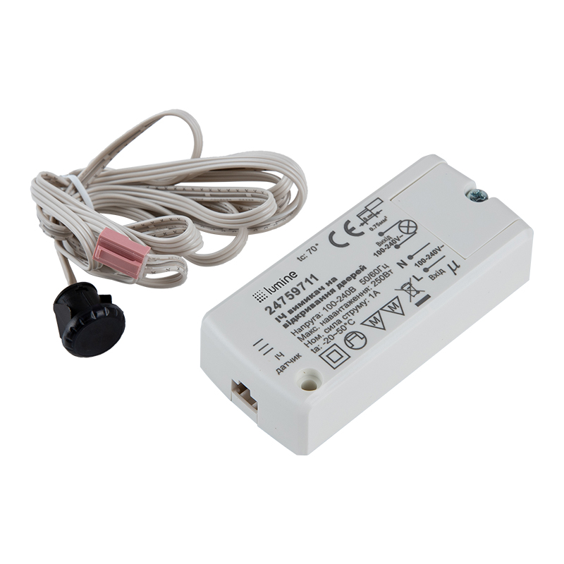 ИК сенсорный выключатель на откр. дверей, 220V/250W