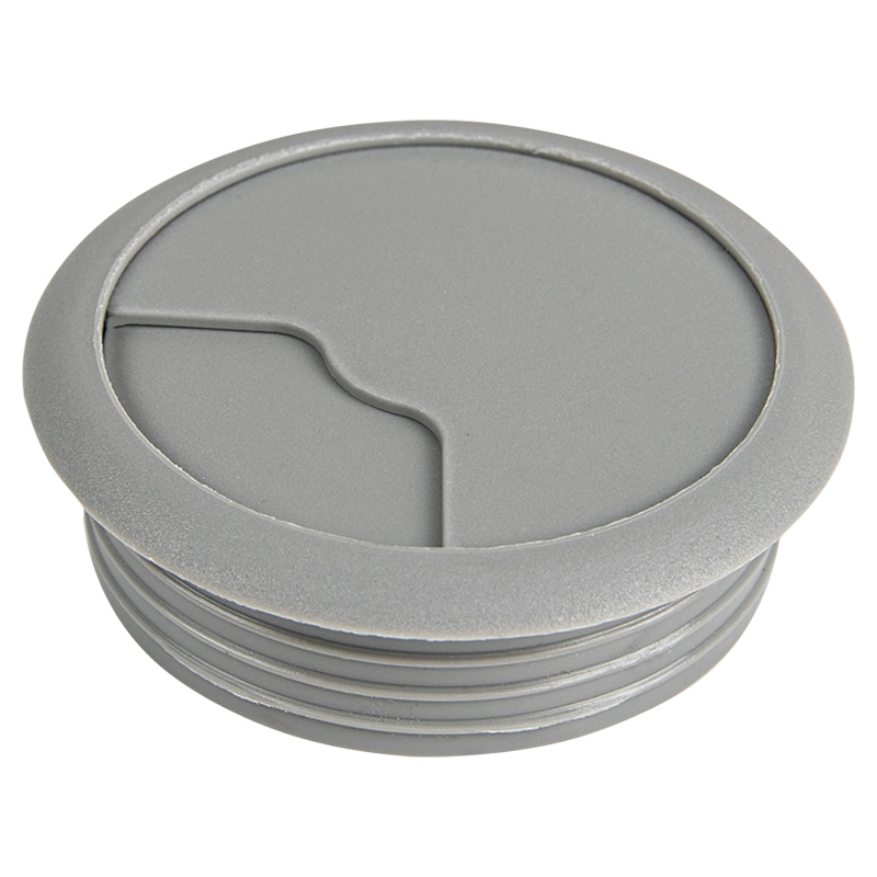 Заглушка для дротів Ø  60 mm, пластик, сіра темна