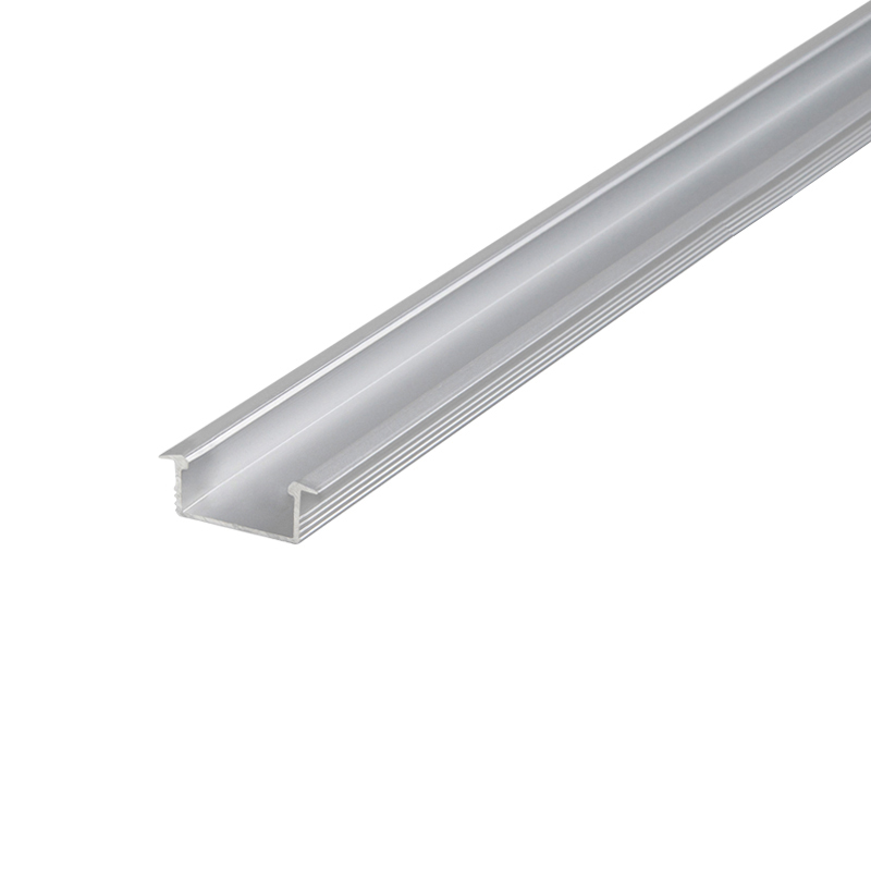 Профіль для LED-стрічки, ВРІЗНИЙ, L = 2m, алюміній, анодоване срібло Профіль для LED-стрічки, ВРІЗНИЙ, L = 2m, алюміній, анодоване срібло