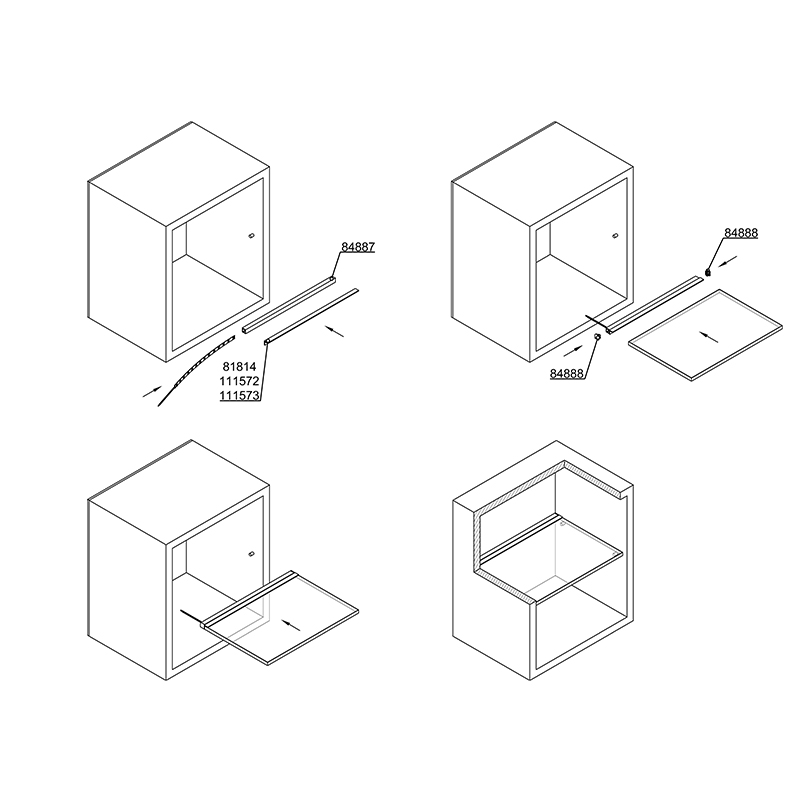 Заглушка для профілю PRISMATIC MINI 3D, 10х10mm, пластик, білий Заглушка для профілю PRISMATIC MINI 3D, 10х10mm, пластик, білий