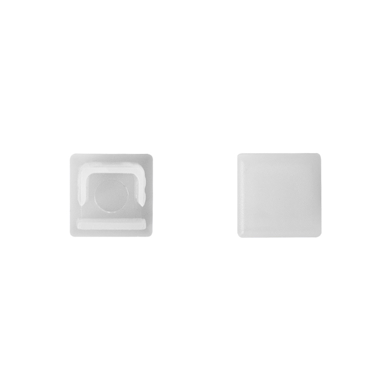 Заглушка для профілю PRISMATIC MINI 3D, 10х10mm, пластик, білий Заглушка для профілю PRISMATIC MINI 3D, 10х10mm, пластик, білий