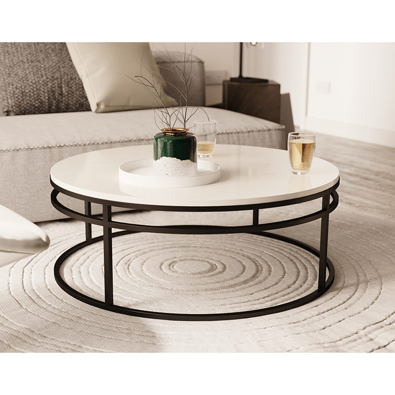 Опора журнального столу Loft RING 90 RAL 9005 Опора журнального столу Loft RING 90 RAL 9005