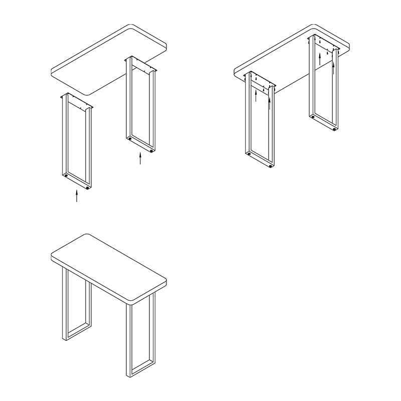 Опора для столу O бар, 400х60мм, h = 1100мм, чорний Ral 9005 (Муар) Опора для столу O бар, 400х60мм, h = 1100мм, чорний Ral 9005 (Муар)