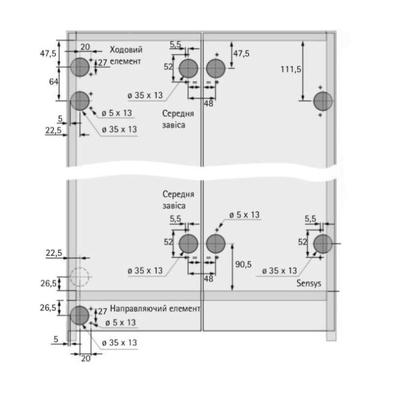 WingLine L, Zestaw elementu jezdnego z dolnym prowadzeniem, z automatyką zamykania, 25 kg, kolor czarny, prawy (9278490) Hettich WingLine L, Zestaw elementu jezdnego z dolnym prowadzeniem, z automatyką zamykania, 25 kg, kolor czarny, prawy (9278490) Hettich