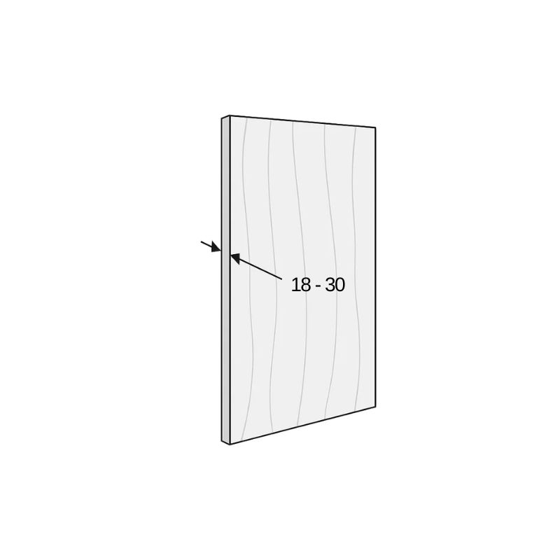 Комплект роликів для 2-дверної шафи, 18-30мм, 60кг, TopLine XL v2.0 (9275796) Hettich