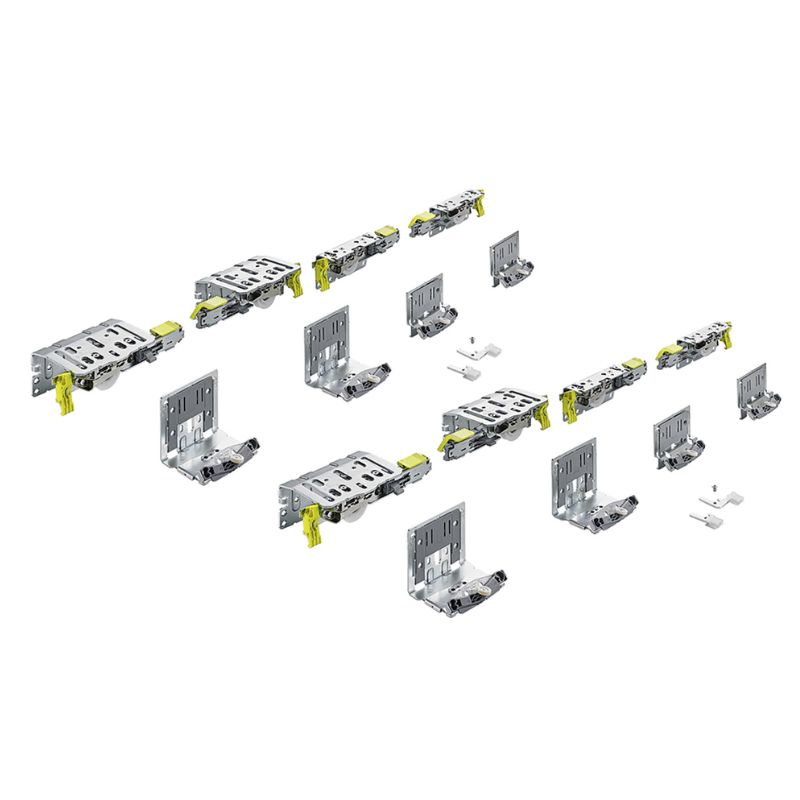 TopLine XL, к-т роликів, 22 - 30 мм, 80 кг, 4 дверкі (9278791)