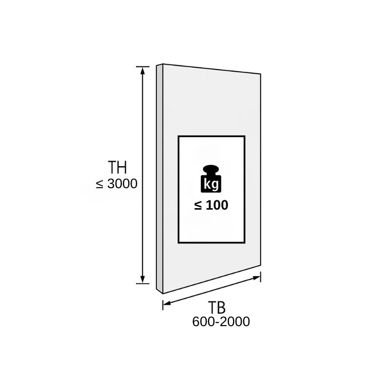 TopLine XL, к-т роликів, 40 - 50 мм, 100 кг, 2 дверкі (9275740)