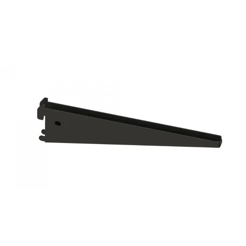 Кронштейн подвійний 220 mm black (wood/glass)