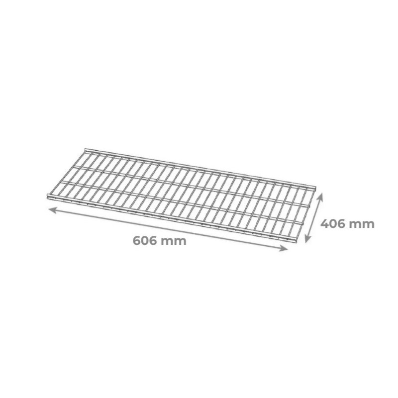 Полиця 606×406 mm white