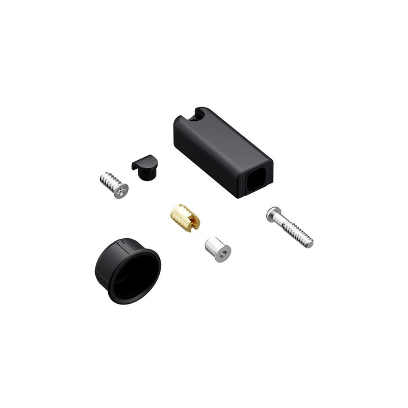 Механічний фіксатор чорний для Push to move WingLineL (9282601) Hettich