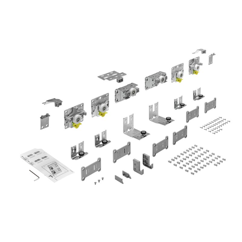 Комплект роликів для 3-дверної шафи, 10-16мм, TopLine L v2.0 Warszawa (9242710) Hettich Комплект роликів для 3-дверної шафи, 10-16мм, TopLine L v2.0 Warszawa (9242710) Hettich