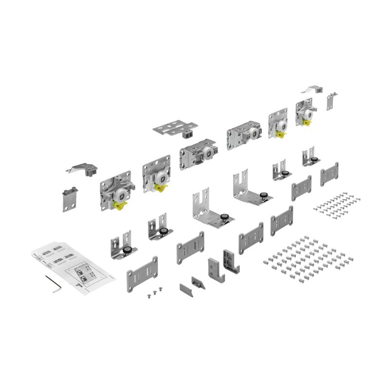 Комплект роликів для 3-дверної шафи, 35-50мм, TopLine L v2.0 Warszawa (9242718) Hettich Комплект роликів для 3-дверної шафи, 35-50мм, TopLine L v2.0 Warszawa (9242718) Hettich