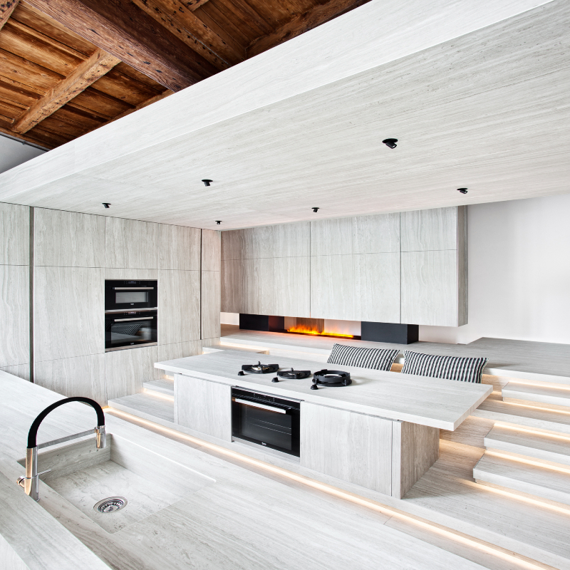 Керамограніт NEOLITH ClasSton Strata Argentum riverwashed 6 мм 3200Х1600