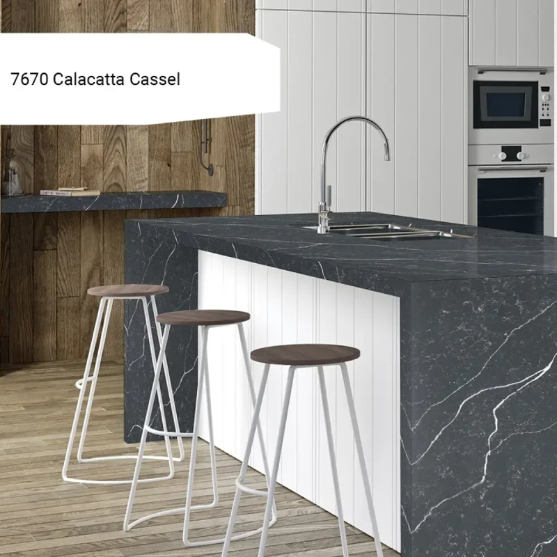 Кварцит Avant 7670 Calacatta Cassel 20мм Кварцит Avant 7670 Calacatta Cassel 20мм