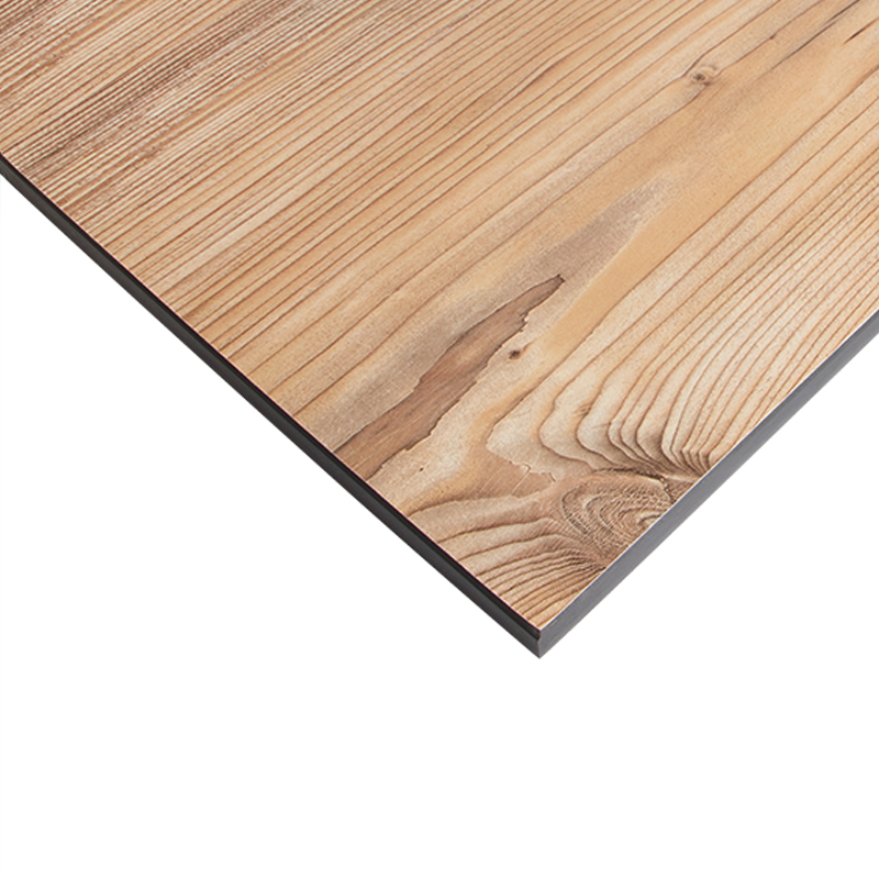 Компакт-плита FUNDERMAX HPL (Fine Hammer) 0920 FH Natural Silver Fir Натуральна ялиця / чорне ядро