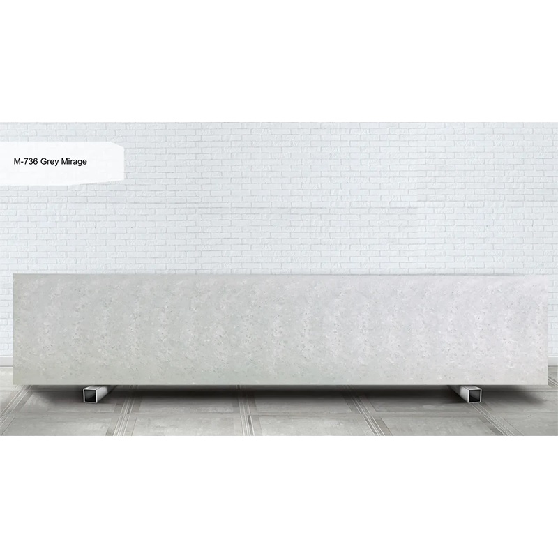 Лист акриловий Grandex Marble Ocean M-736 Grey Mirag 3680х760х12