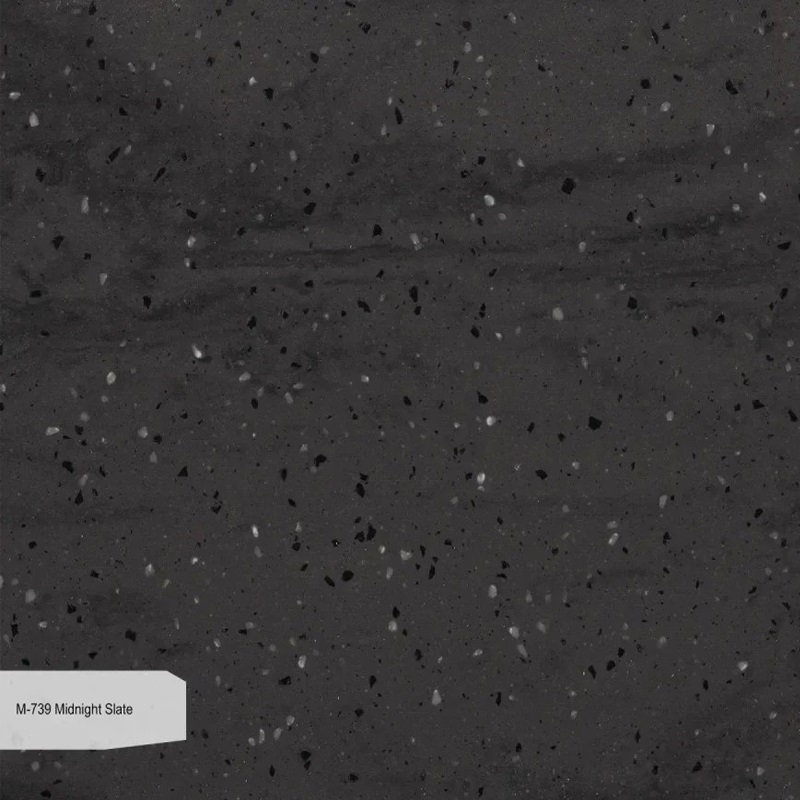Лист акриловий Grandex Marble Ocean M-739 Midnight Slate 3680х760х12