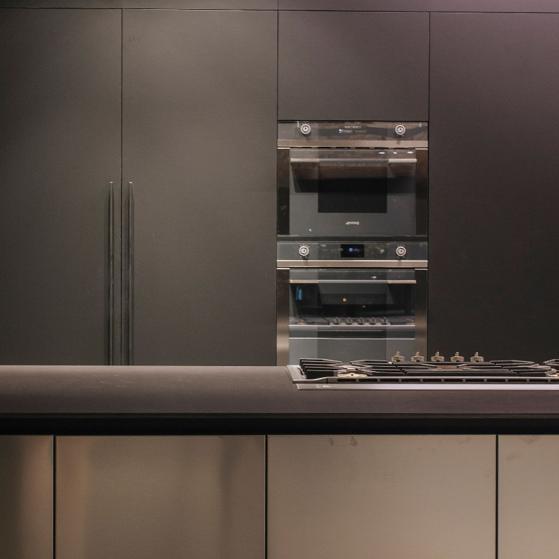 Керамогранит NEOLITH Fusion Nero satin 12 мм 3200Х1600