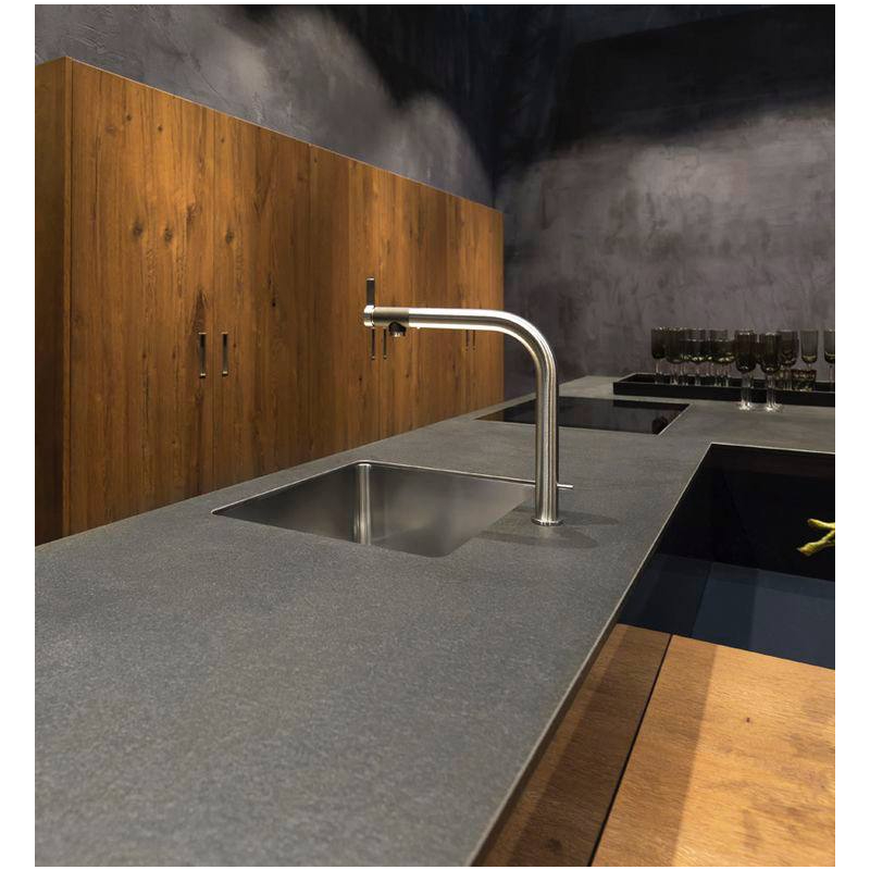 Керамограніт NEOLITH Fusion Nero zimbabwe riverwashed 12 мм 3200Х1600 Керамограніт NEOLITH Fusion Nero zimbabwe riverwashed 12 мм 3200Х1600